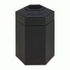 Safco® Trophy Collection® 45-Gallon Pentagon Polyethylene Indoor/Outdoor Waste Receptacle