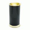 United Receptacle European & Metallic Series Black/Brass Fire-Safe Steel Waste Receptacles